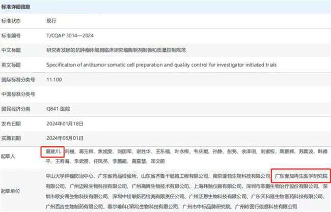 壹加细胞治疗集团参与制定抗肿瘤体细胞IIT团标国内首个(图2)